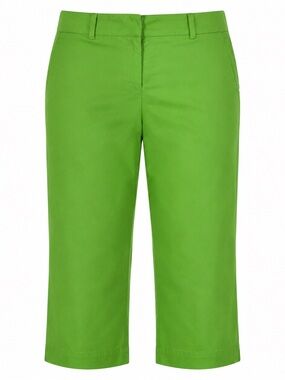 Talbots Lime Green Cropped Capri Pants